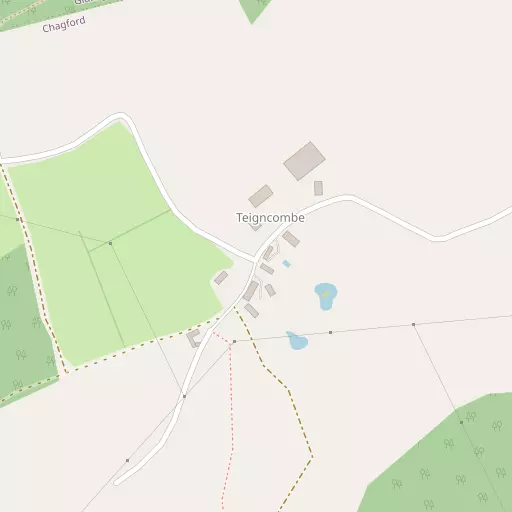 Map of Teigncombe