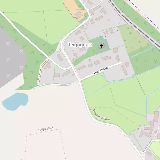 Map of Teigngrace