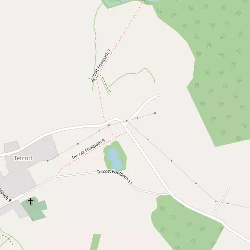 Map of Tetcott
