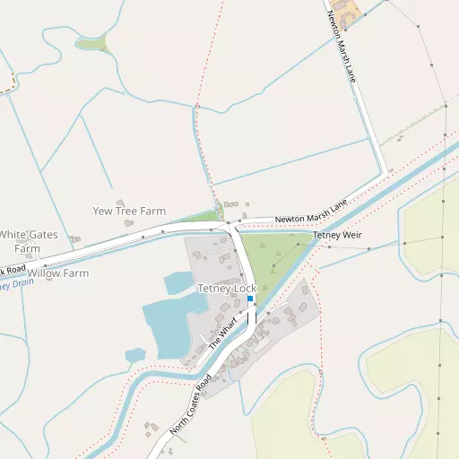 Map of Tetney Lock