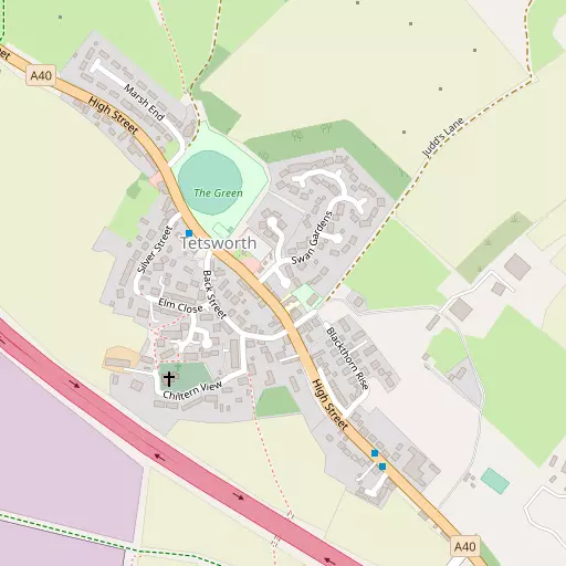 Map of Tetsworth