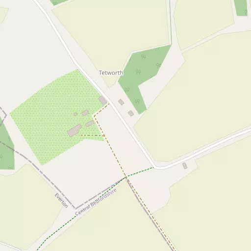 Map of Tetworth
