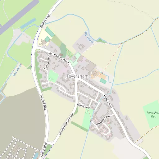 Map of Teversham