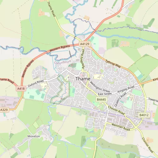 Map of Thame