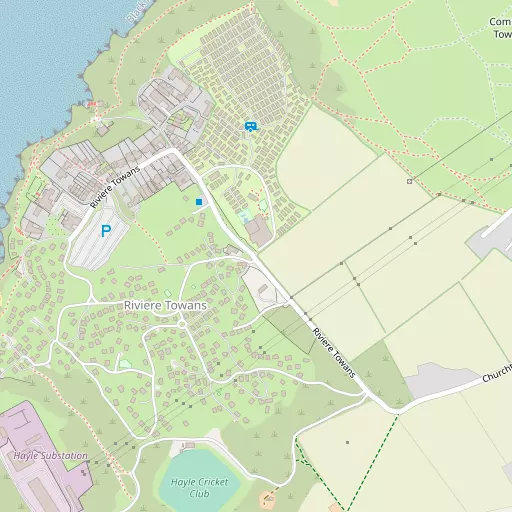 Map of The Towans