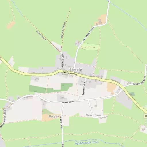 Map of Theale
