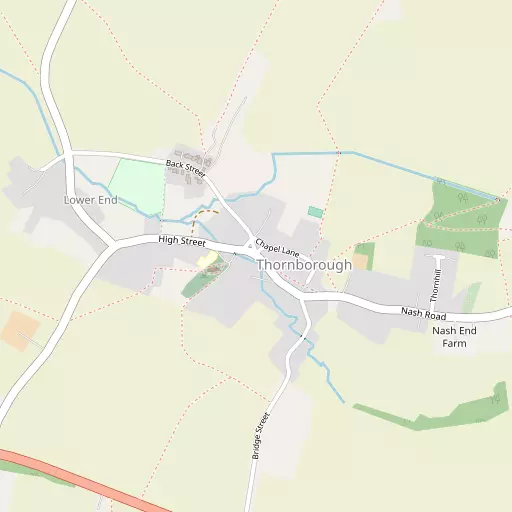 Map of Thornborough