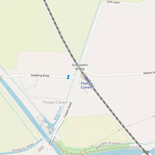 Map of Thorpe Culvert