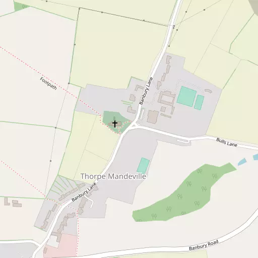 Map of Thorpe Mandeville