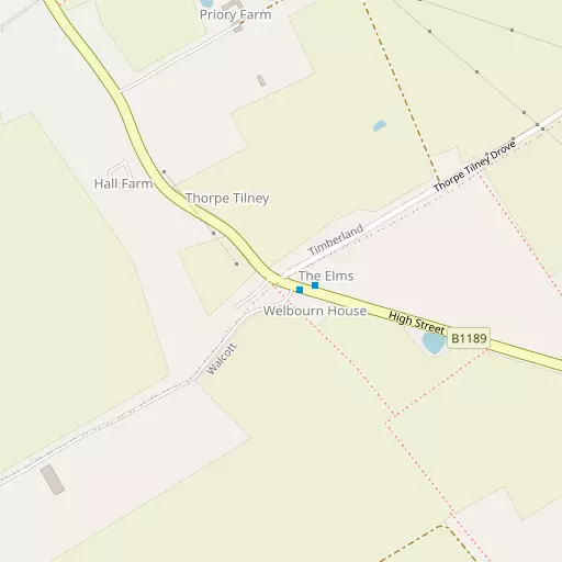 Map of Thorpe Tilney