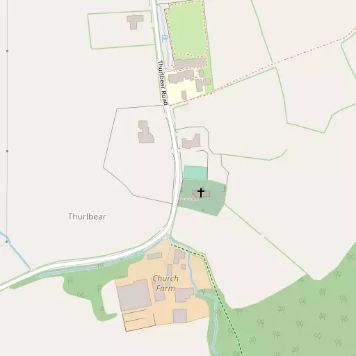 Map of Thurlbear