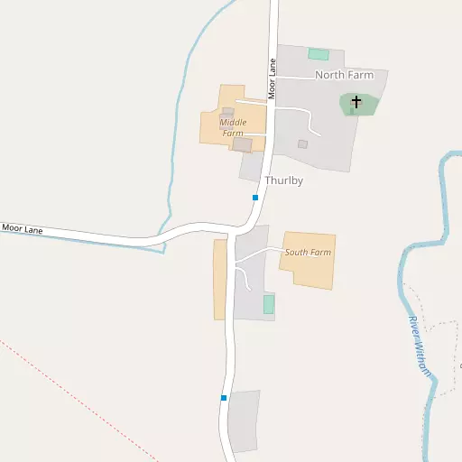 Map of Thurlby