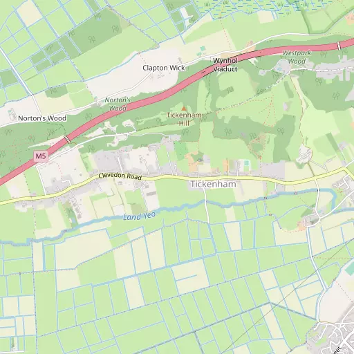 Map of Tickenham