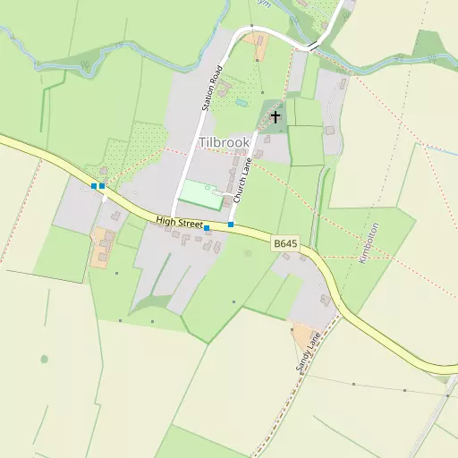 Map of Tilbrook