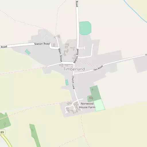 Map of Timberland