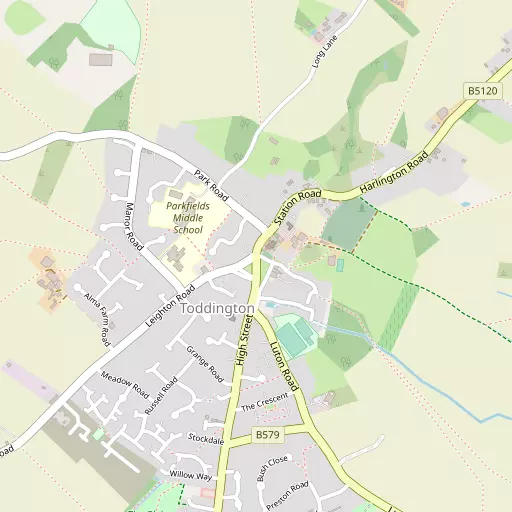 Map of Toddington