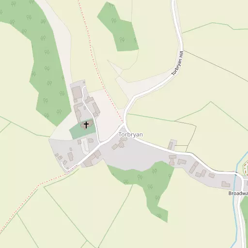 Map of Torbryan