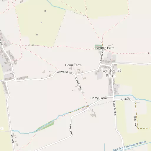 Map of Toynton St Peter