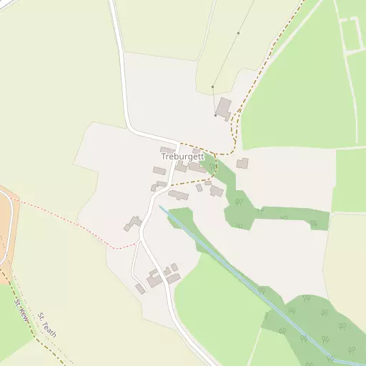 Map of Treburgett