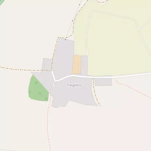 Map of Tregellist