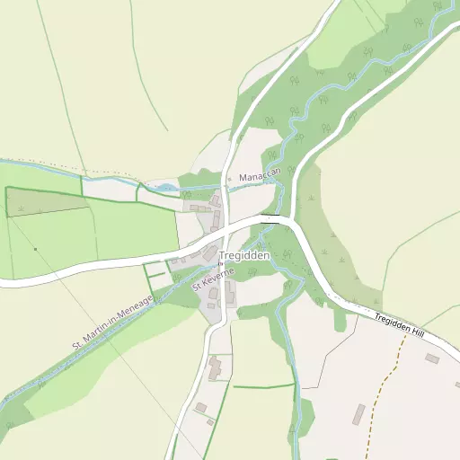 Map of Tregidden