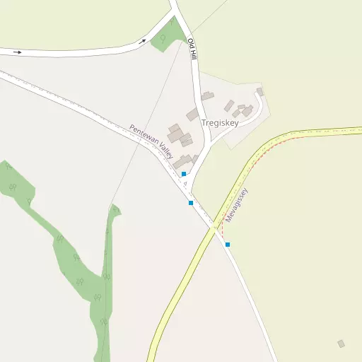 Map of Tregiskey