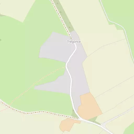 Map of Tregonce