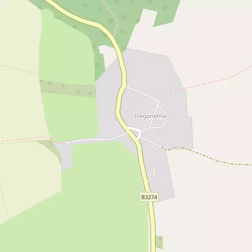 Map of Tregonetha