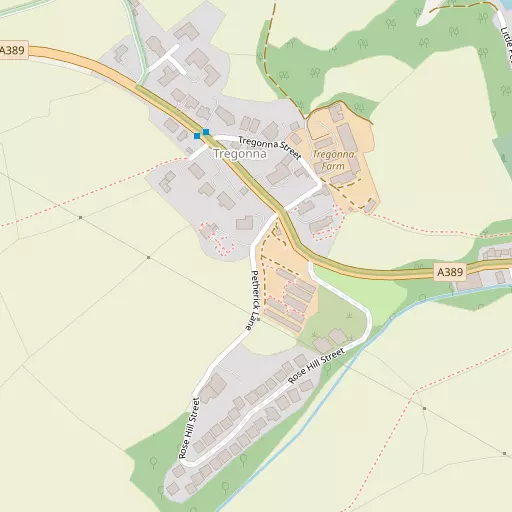 Map of Tregonna