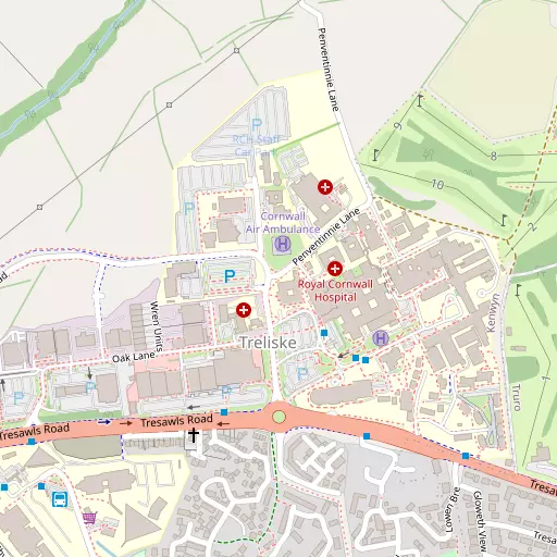 Map of Treliske
