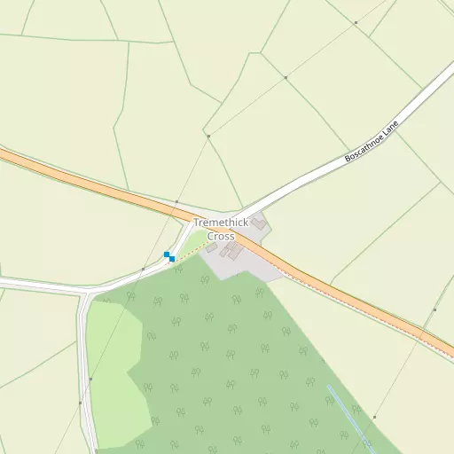 Map of Tremethick Cross