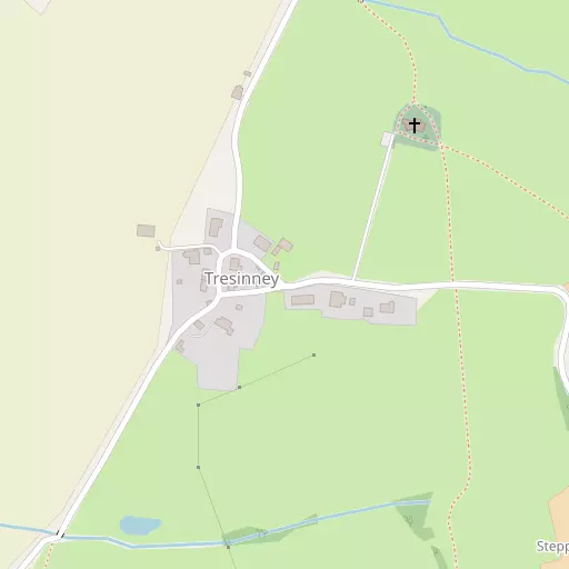 Map of Tresinney