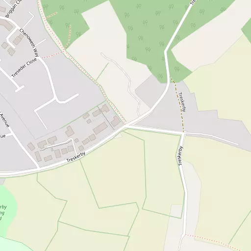 Map of Treskerby