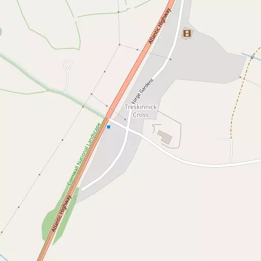 Map of Treskinnick Cross
