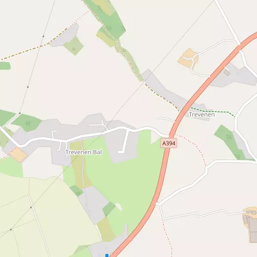 Map of Trevenen Bal