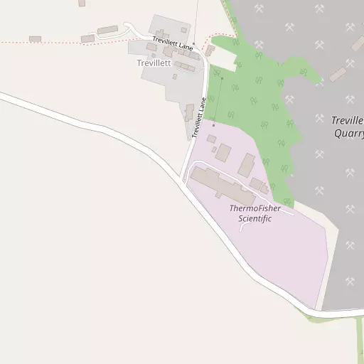 Map of Trevillett