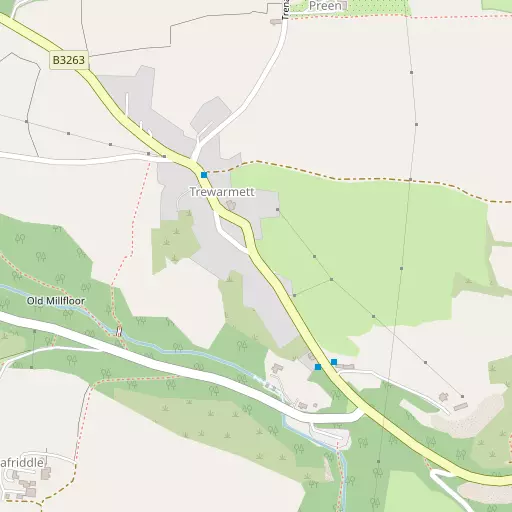 Map of Trewarmett