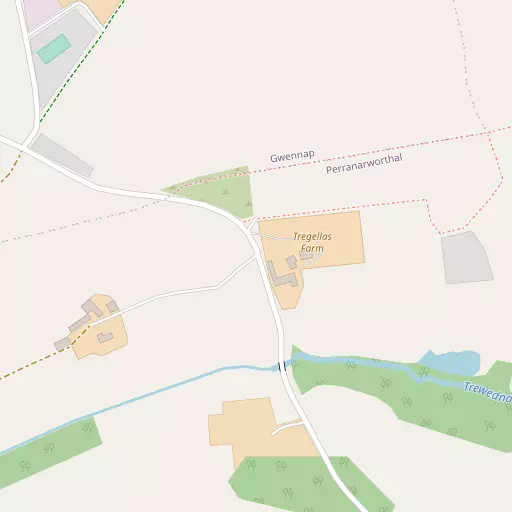 Map of Trewedna Water