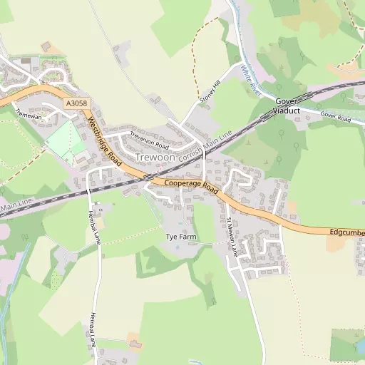 Map of Trewoon