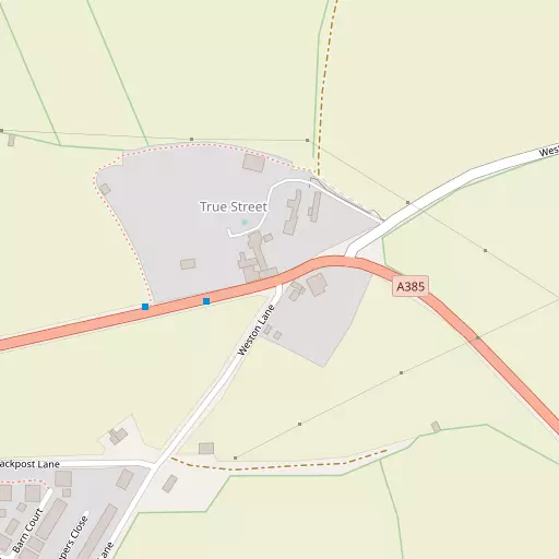 Map of True Street