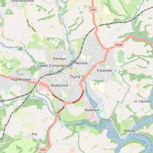 Map of Truro
