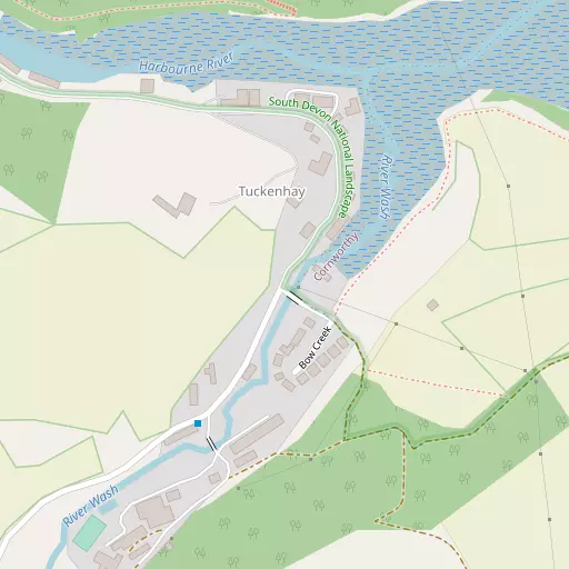 Map of Tuckenhay