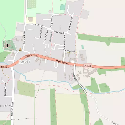 Map of Turvey