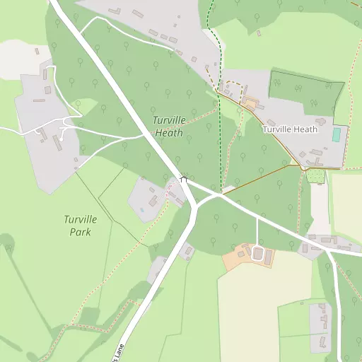 Map of Turville Heath