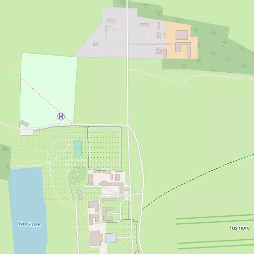 Map of Tusmore