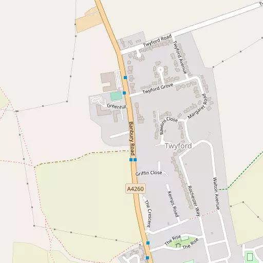 Map of Twyford