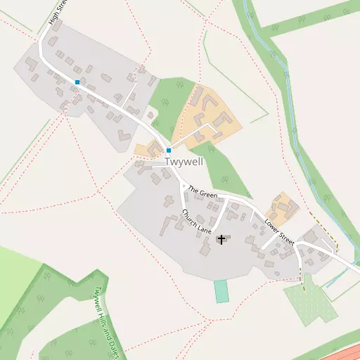 Map of Twywell