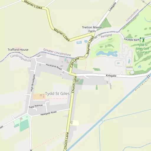 Map of Tydd St Giles