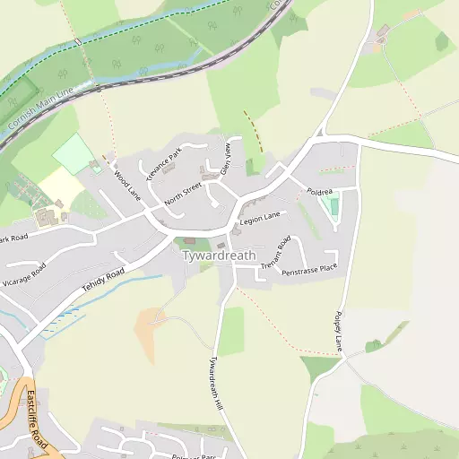 Map of Tywardreath