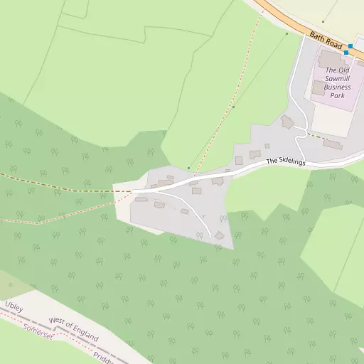 Map of Ubley Sideling
